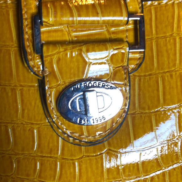 YELLOW SNAKE EMBOSSED BAG - Picture 4 of 5